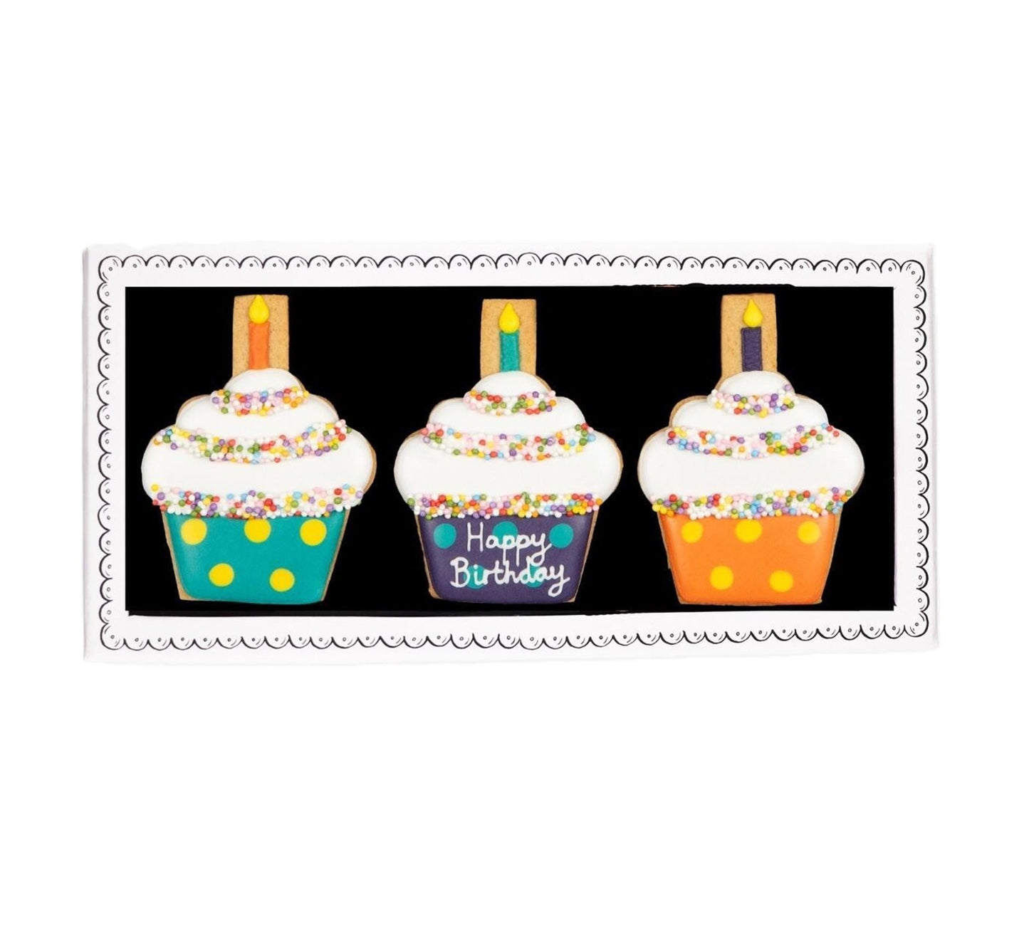 Biscuiteers Hip Hip Hooray! Biscuit Letterbox 60g