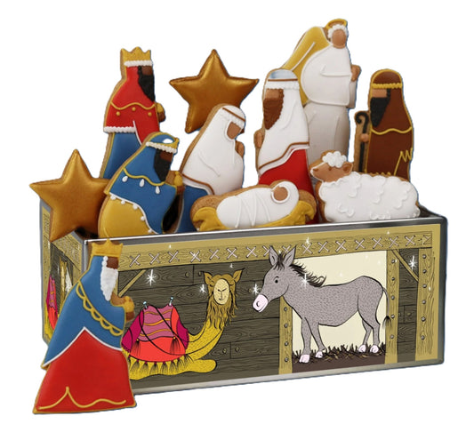 Biscuiteers Nativity Christmas Biscuit Tin