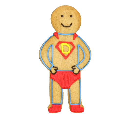 Biscuiteers Super Dad Jolly Ginger Biscuit