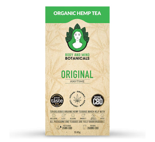 Body & Mind Botanicals Organic Hemp Tea 10 Teabags