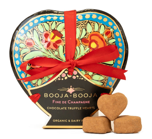 Booja-Booja Artist's Collection Fine de Champagne Chocolate Truffle Hearts 115g