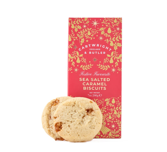 Cartwright & Butler 12 Days of Christmas Salted Caramel Biscuits Carton 200g