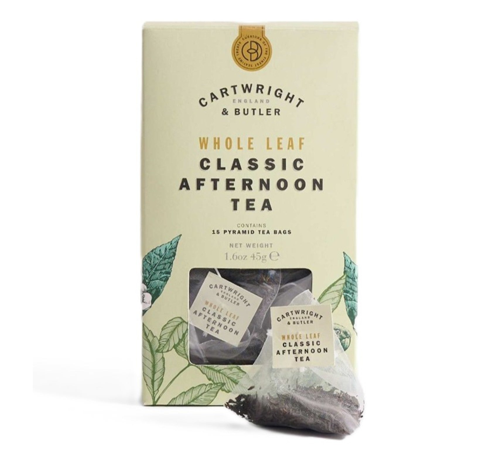 Cartwright & Butler Afternoon Carton Whole Leaf Tea Bags 45g – Partridges