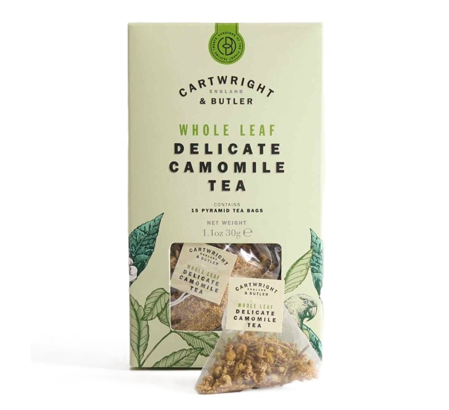 Cartwright & Butler Camomile Carton Whole Leaf Tea Bags 45g