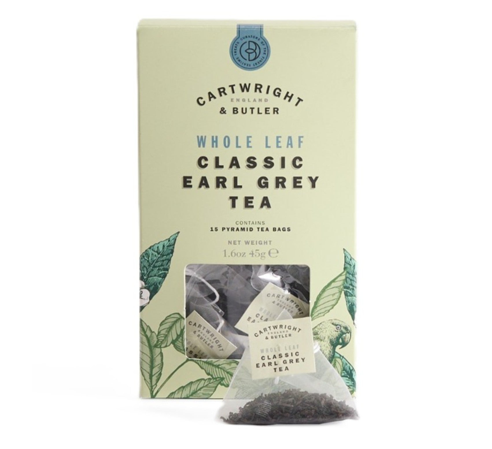 Cartwright & Butler Earl Grey Whole Leaf Tea Carton 45g – Partridges