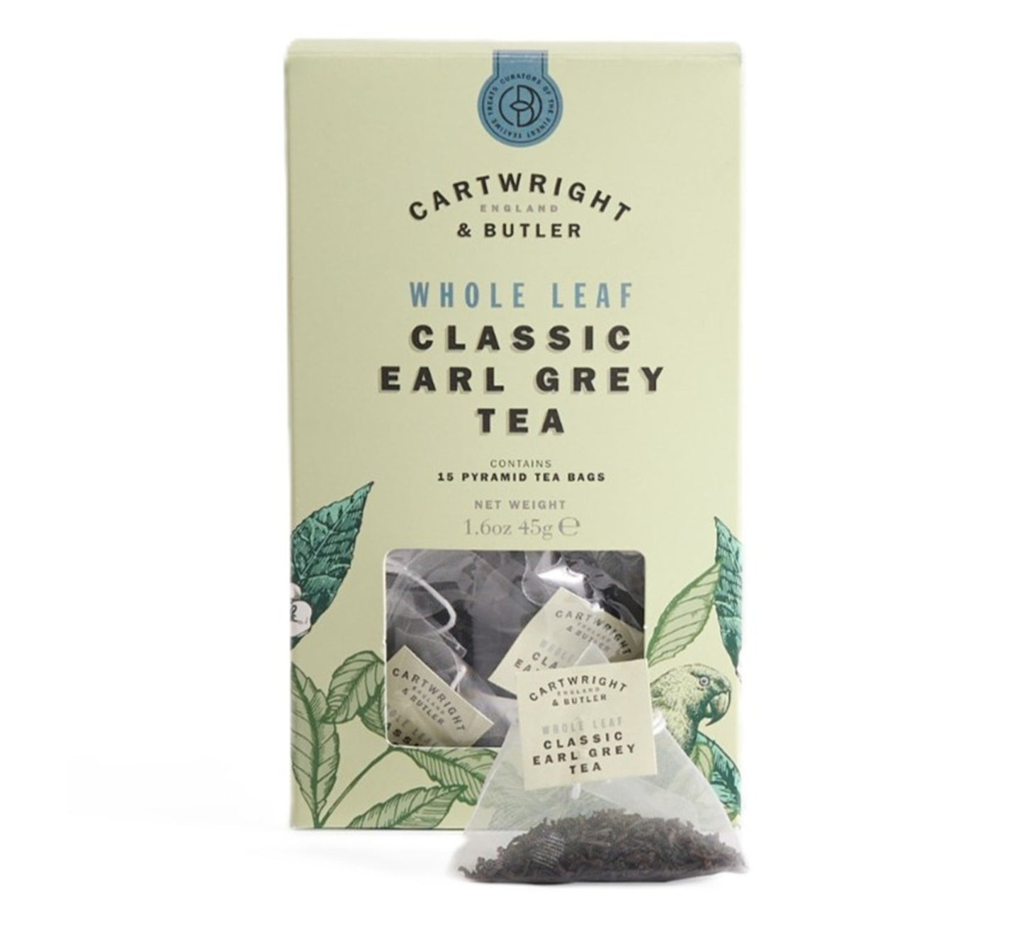 Cartwright & Butler Earl Grey Whole Leaf Tea Carton 45g