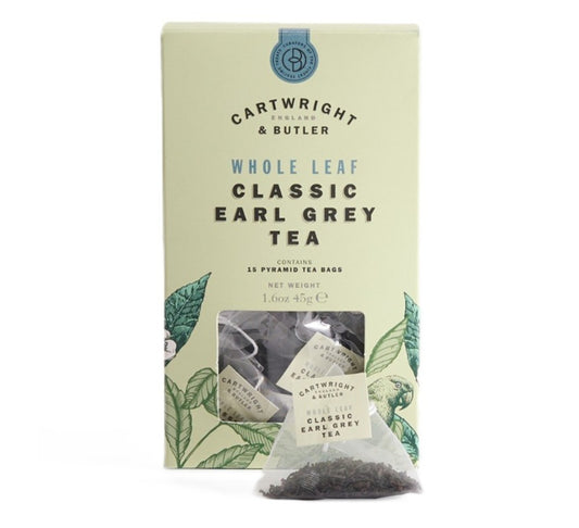 Cartwright & Butler Earl Grey Whole Leaf Tea Carton 45g