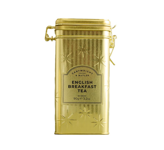 Cartwright & Butler English Breakfast Tea Bags Gold Tin 90g