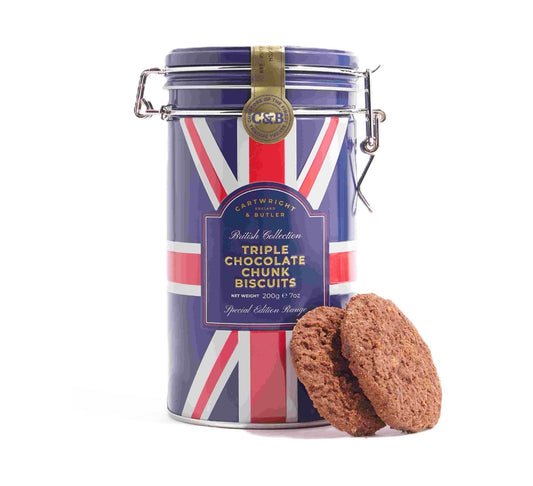 Cartwright & Butler Great British Collection - Triple Chocolate Chunk Biscuits 200g