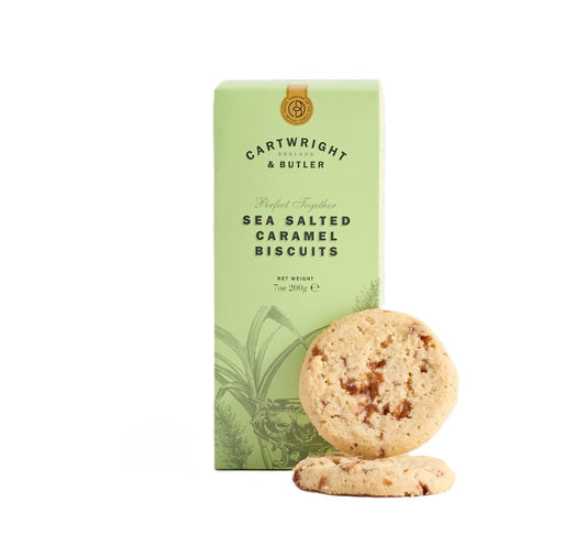 Cartwright & Butler Sea Salted Caramel Biscuits in Carton 200g