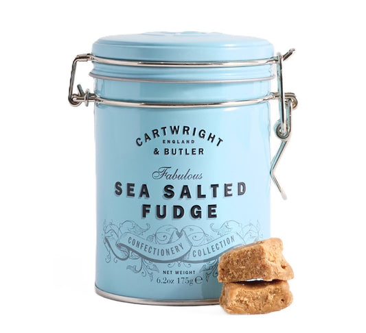 Cartwright & Butler Sea Salted Fudge in Tin 175g