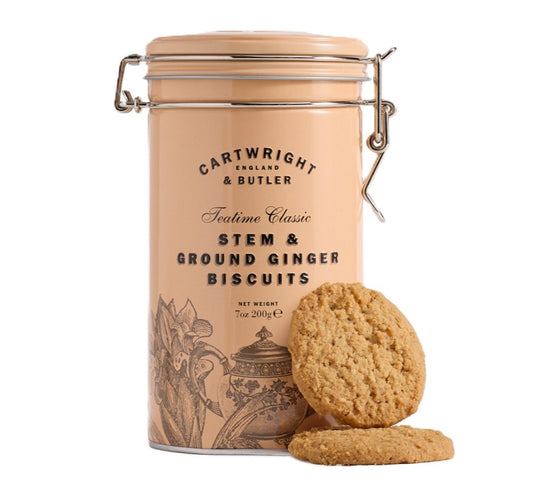 Cartwright & Butler Stem & Ground Ginger Biscuits in Tin 200g