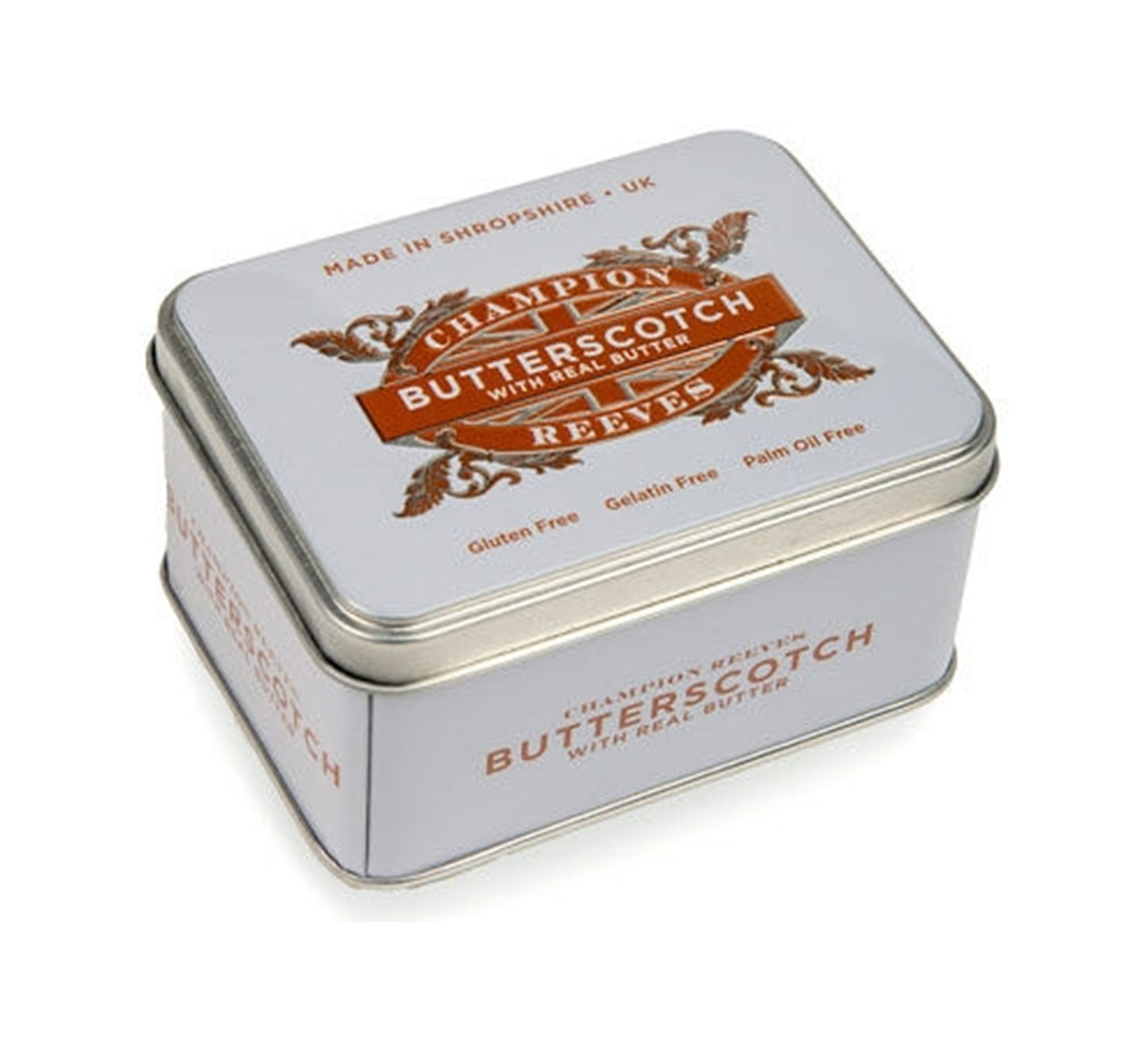 Champion & Reeves Butterscotch in Luxury Embossed Tin 125g