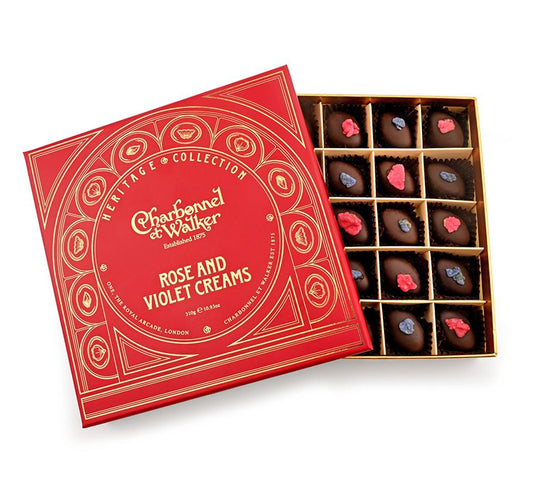 Charbonnel et Walker Heritage Collection Rose & Violet Creams 310g