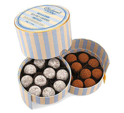 Charbonnel et Walker Milk and Dark Sea Salt Caramel Chocolate Truffles 240g
