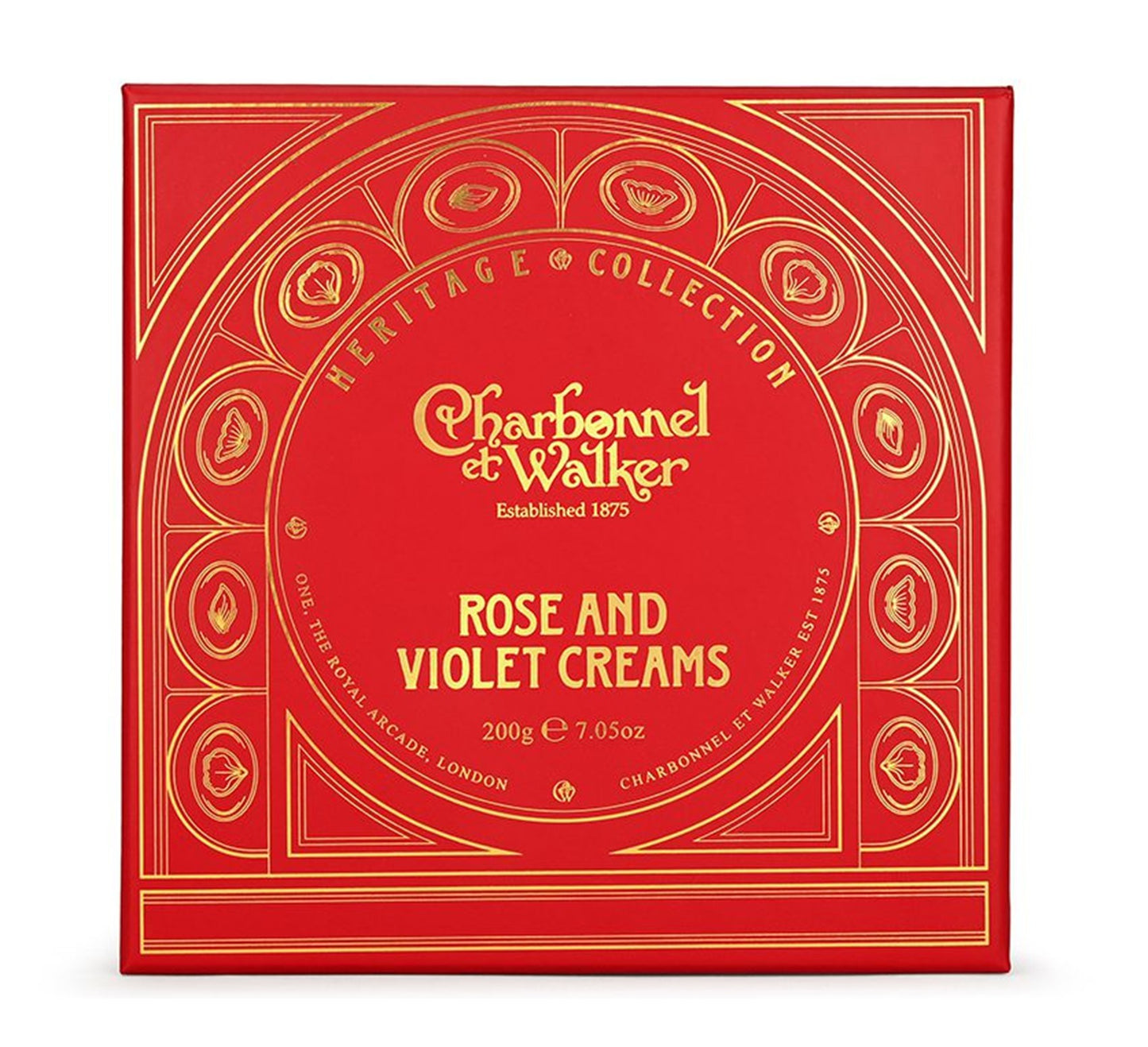 Charbonnel et Walker Heritage Collection Rose & Violet Creams 200g