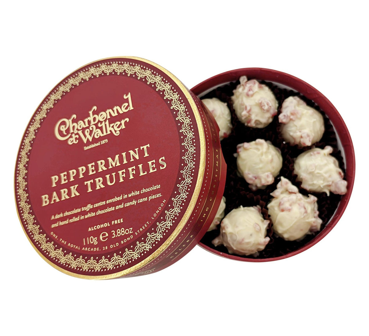 Charbonnel et Walker Peppermint Bark Truffles 110g