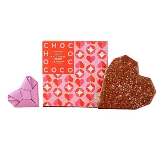 Chococo Milk Chocolate Heart Bar 75g