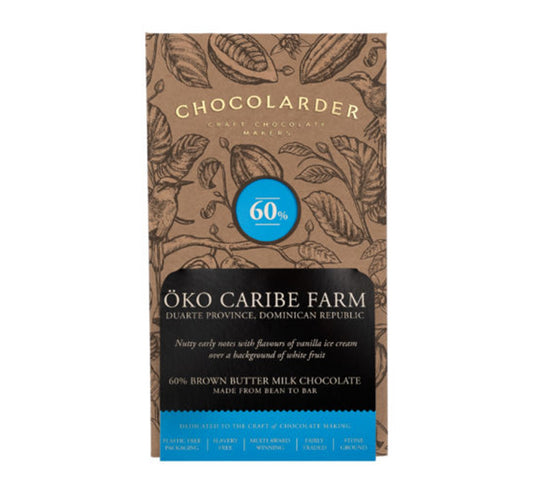 Chocolarder Browned-Butter 60% Milk Chocolate Bar 70g