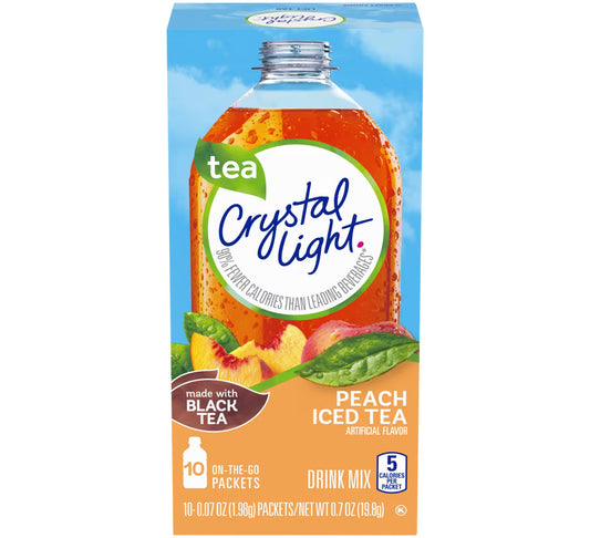 Crystal Light Peach Iced Tea Dink Mix 19g