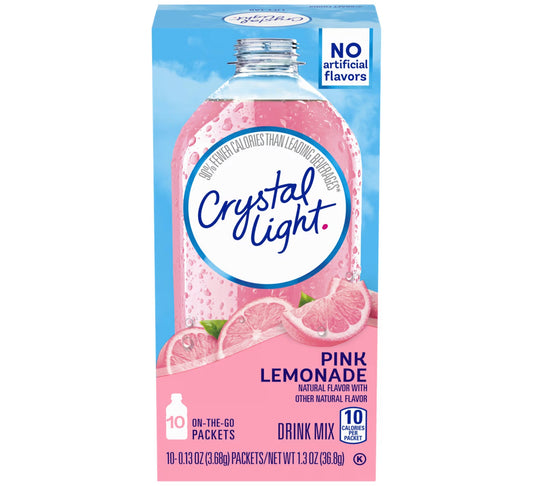 Crystal Light Pink Lemonade Drink Mix 36g