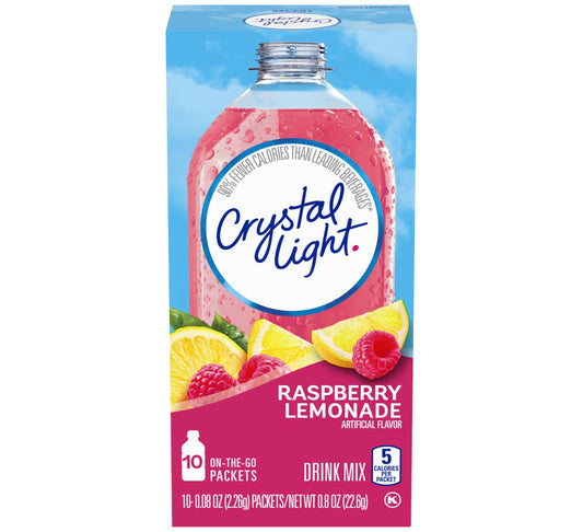 Crystal Light Raspberry Lemonade Dink Mix 22g
