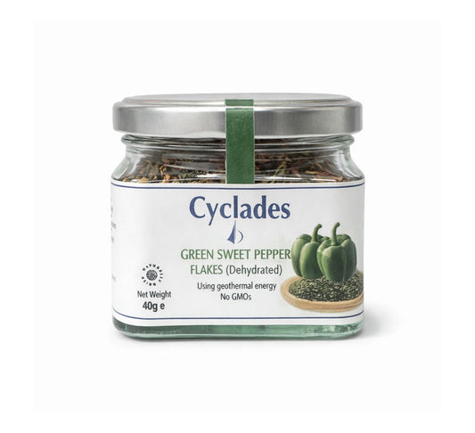 Cyclades Dehydrated Green Peppers 50g