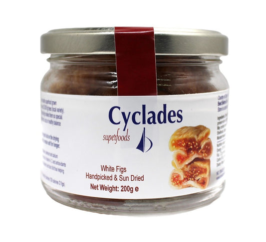 Cyclades Handpicked & Sun Dried White Figs 200g