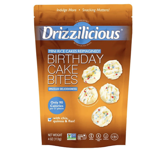 Drizzilicious Birthday Cake Bites 113g