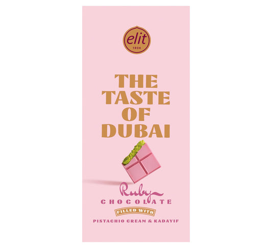 ELIT The Taste of Dubai Ruby Chocolate Bar 90g