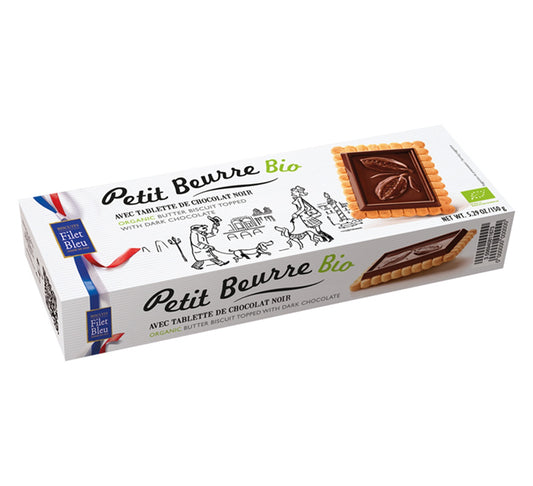 Filet Bleu Organic Butter Biscuits With Dark Chocolate 150g
