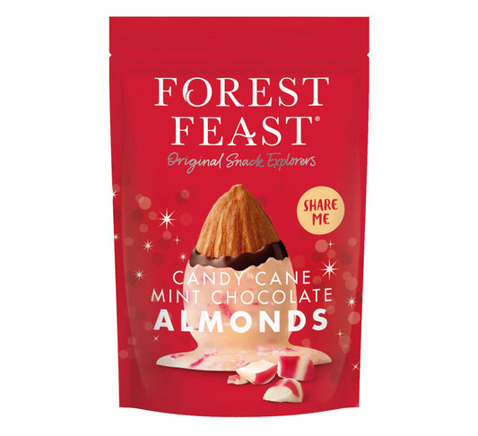 Forest Feast Candy Cane Mint Chocolate Almonds 270g
