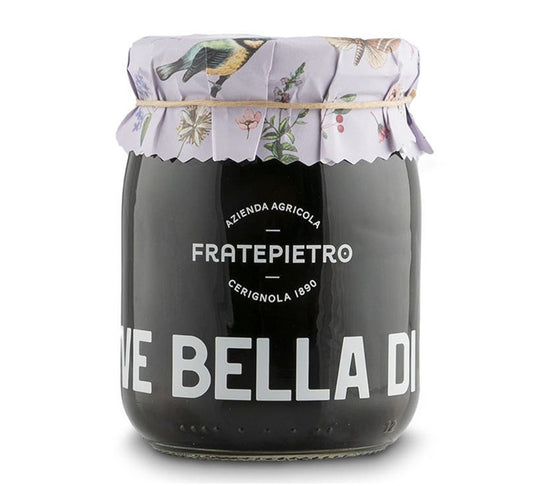 Fratepietro Bella di Cerignola DPO Black Olives 500ml