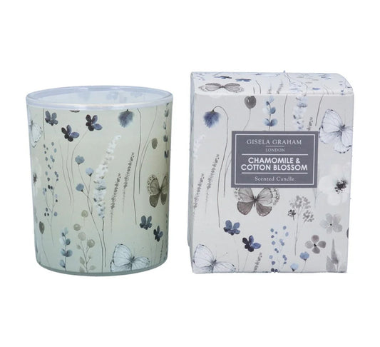 Gisela Graham Chamomile & Cotton Blossom Boxed Scented Candle