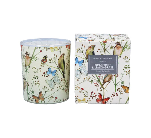 Gisela Graham Grapefruit & Lemongrass Boxed Scented Candle