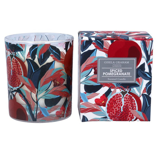 Gisela Graham Pomegranate Boxed Scented Candle