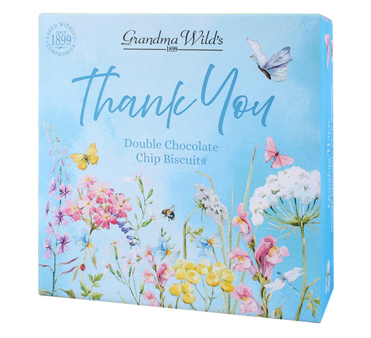 Grandma Wild's Thank You Double Chocolate Chip Cookie Box 200g