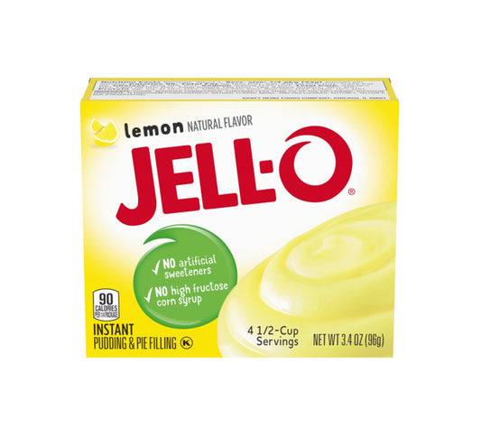 Jell-O Lemon Pudding 96g