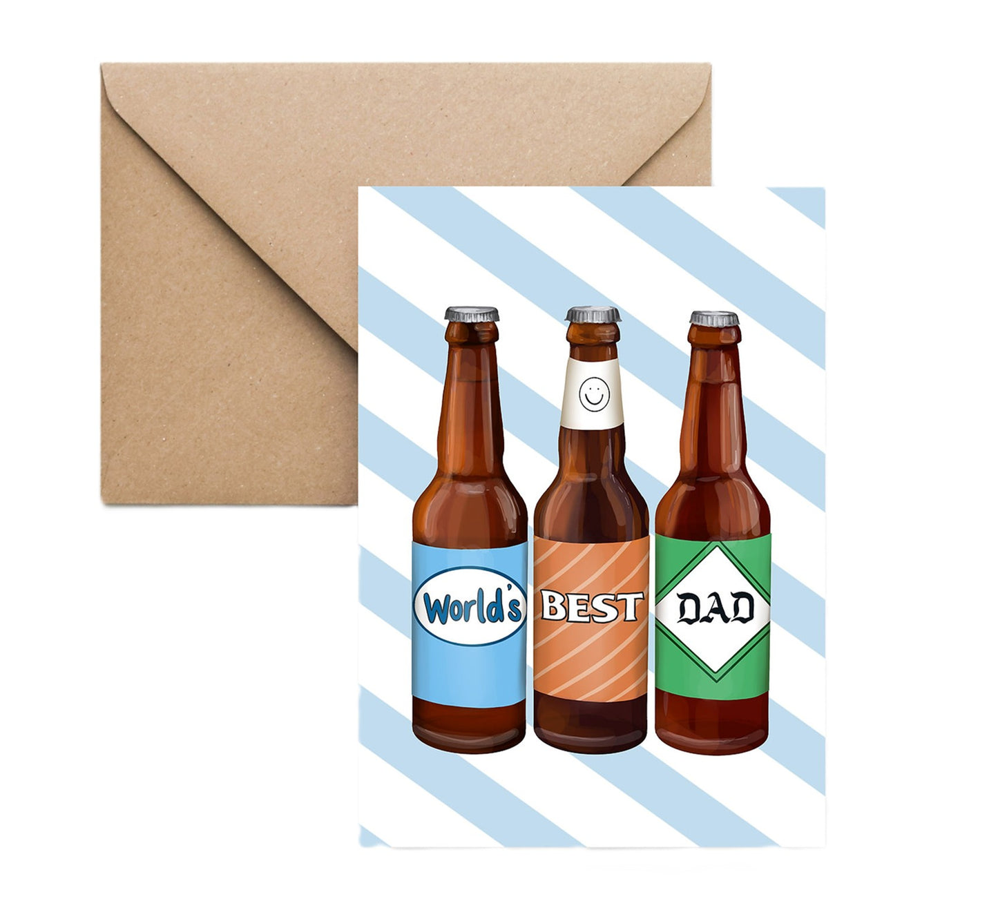 Katie Tinkler World's Best Dad Card