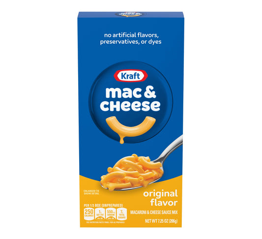 Kraft Original Flavour Macaroni & Cheese Dinner 206g