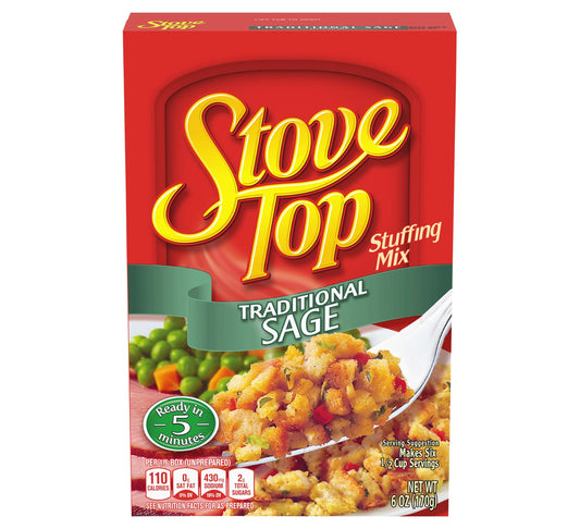 Kraft Stove Top Traditional Sage Stuffing Mix 170g