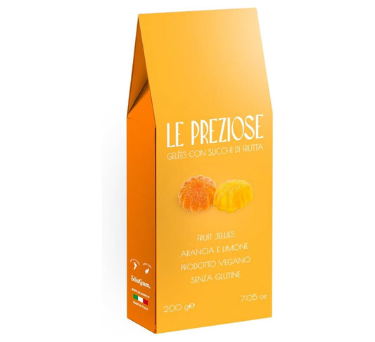 Le Preziose Italian Orange & Lemon Fruit Jellies 200g
