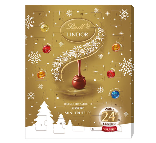 Lindt Lindor Assorted Mini Advent Calendar 117g