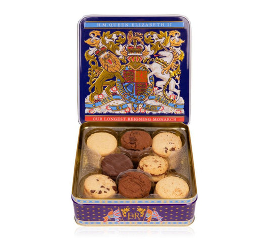 Longest Reigning Monarch Chocolate Biscuit Tin 425g
