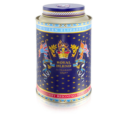 Longest Reigning Monarch Tea Caddy 125g