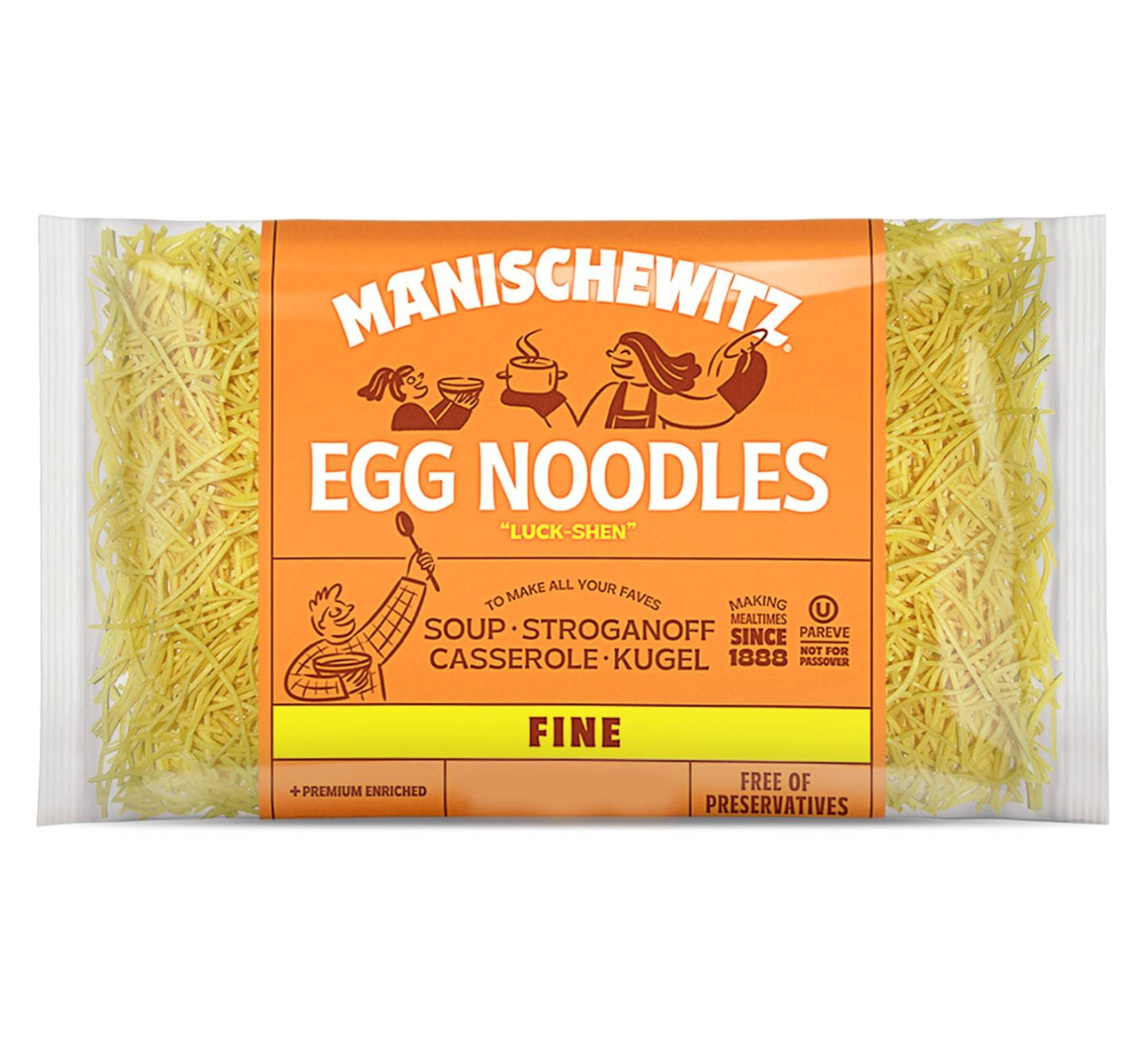 Manischewitz Fine Egg Noodles 250g