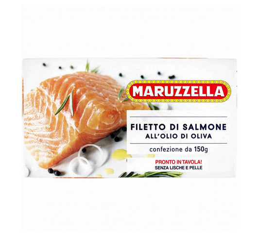 Maruzzella Salmon Fillet in Extra Virgin Olive Oil 150g