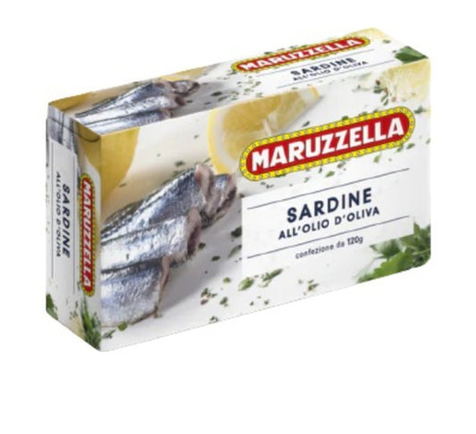 Maruzzella Sardines in Extra Virgin Olive Oil 120g