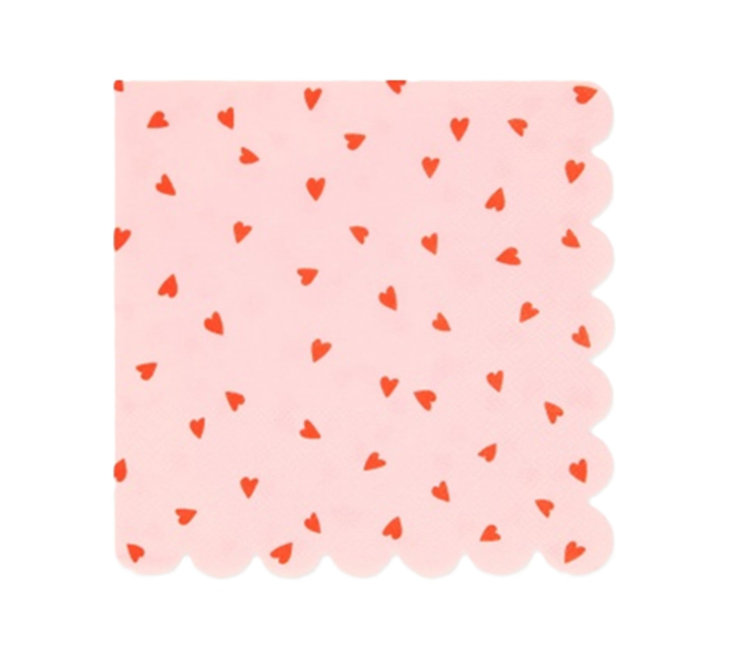 Meri Meri 16 Heart Print Napkins