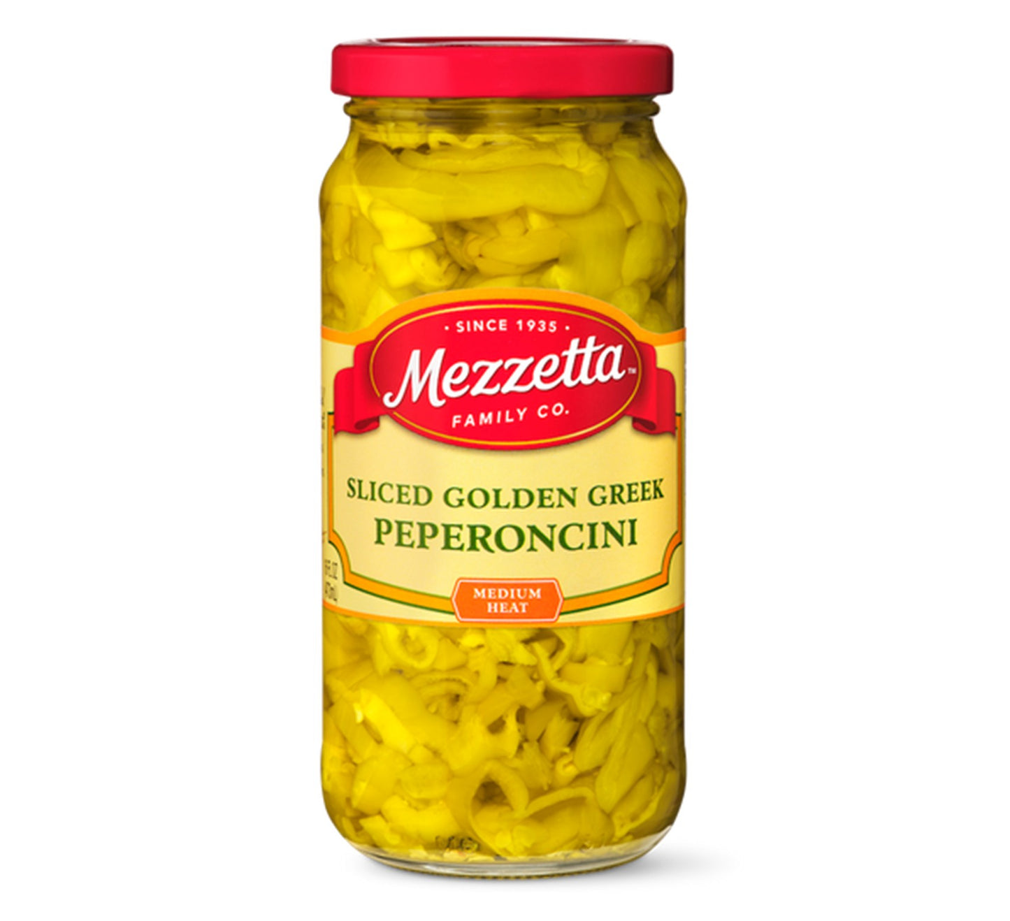Mezzetta Sliced Golden Greek Peperoncini 473ml